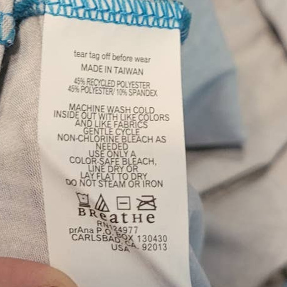 PrAna Breathe Paisley Print Dress Medium Faux Wrap - Picture 6 of 7